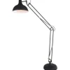 Vloerlampen-Steinhauer Vloerlamp 7632ZW XXL Office Mexlite