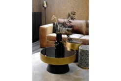 Vloerlampen-Highlight Vloerlamp Zwart Rookglas Fantasy