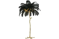 Vloerlampen-Toms Luxury Lights Vloerlamp Zwart Struzzo