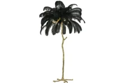 Vloerlampen-Toms Luxury Lights Vloerlamp Zwart Struzzo