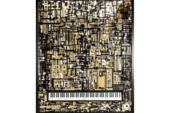 New Wanddecoratie 211639 Piano Wibi Schilderijen