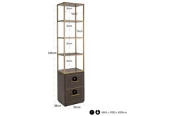 Ladekasten|Opbergkasten-Richmond Interiors Wandkast 214129 Carter