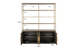 Hot Wandkast 214130 Carter Opbergkasten|Vakkenkasten