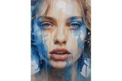 Wandkleden-Urban Cotton Wandkleed Aqua