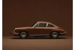 Wandkleden-Urban Cotton Wandkleed Brown Porsche