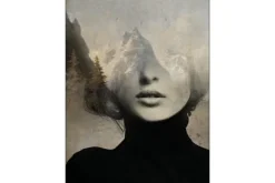 Wandkleden-Urban Cotton Wandkleed Head in the Sky