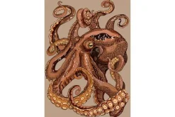 Wandkleden-Urban Cotton Wandkleed Pulpo