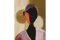 Discount Wandkleed Silhouette Lady Wandkleden