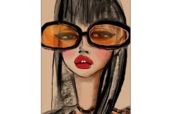 Wandkleden-Urban Cotton Wandkleed Sunny Orange