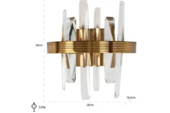 Wandlampen-Richmond Interiors Wandlamp 212366 Brigh