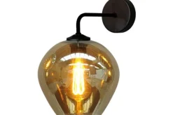 Discount Wandlamp 3260-05-05-3 Quinto Smoke Wandlampen