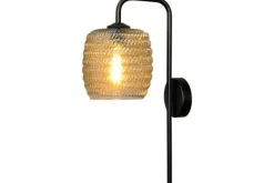 Best Wandlamp 3262-05-05-1 Quinto Smoke Wandlampen