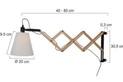 Wandlampen-Steinhauer Wandlamp 8852BE Dion Mexlite