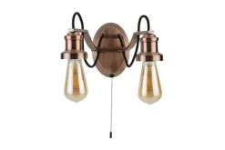 Wandlampen-Searchlight Wandlamp 1062-2CU Olivia