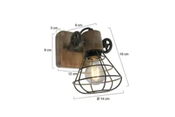 Sale Wandlamp 1578G Geurnesey Wandlampen