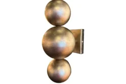 Wandlampen-Leclercq & Bouwman Wandlamp LB783-2WL ambachtelijk zilver Allure |