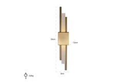 Sale Wandlamp Mylas gold 210859 Wandlampen