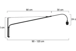 Hot Wandlamp 2574ZW Elegant Classy Wandlampen