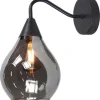 Wandlampen-Highlight Wandlamp Zwart Cambio