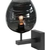 Wandlampen-Highlight Wandlamp Zwart Rookglas Fantasy