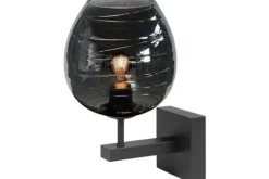 Wandlampen-Highlight Wandlamp Zwart Rookglas Fantasy