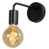 Wandlampen-Lucide Wandlamp Zwart Scott